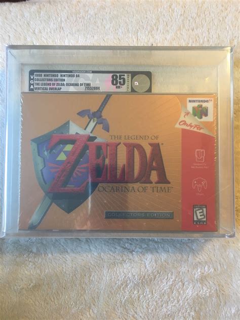 New Sealed Zelda Ocarina Of Time Collectors Edition N64 Vga Graded 85