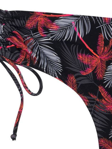 Menstrua N Plavky Modibodi Teen High Bikini Jungle Palm Black Spodn D L Modi Jpb