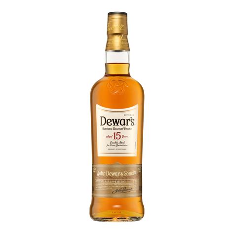 whisky dewars  anos  tienda de licores  destilados