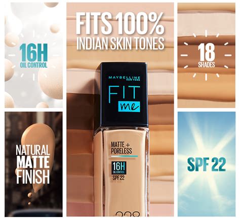 Buy Maybelline New York Fit Me Matte Poreless Liquid Foundation Spf Nude Beige Ml