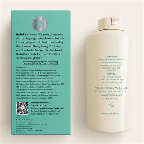 Hair Loss Prevention Shampoo Herbal Hair