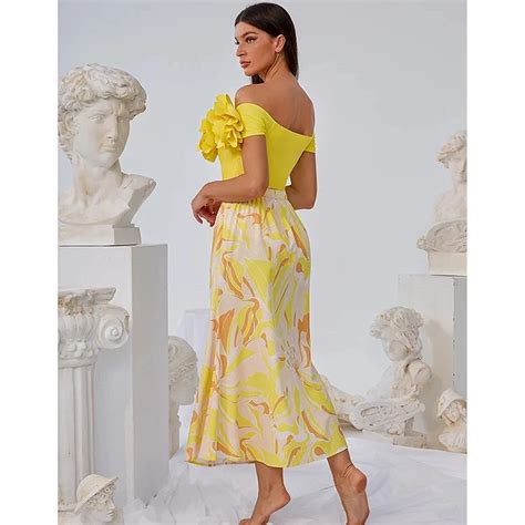 JSN 3D Flower Tube Top Bikini High End Swimwear