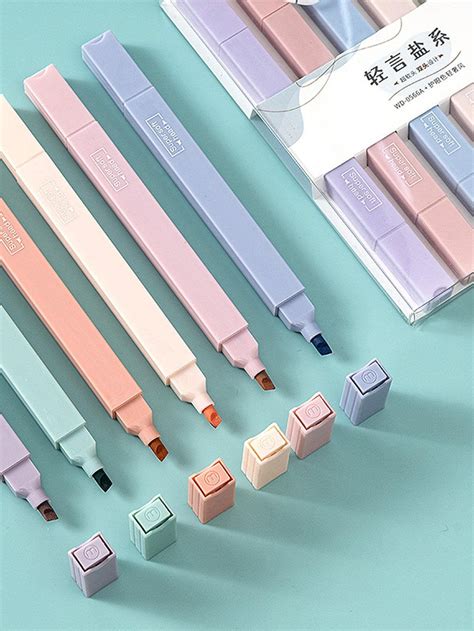 6pcs vibrant highlighter pens add color to your notes – Artofit