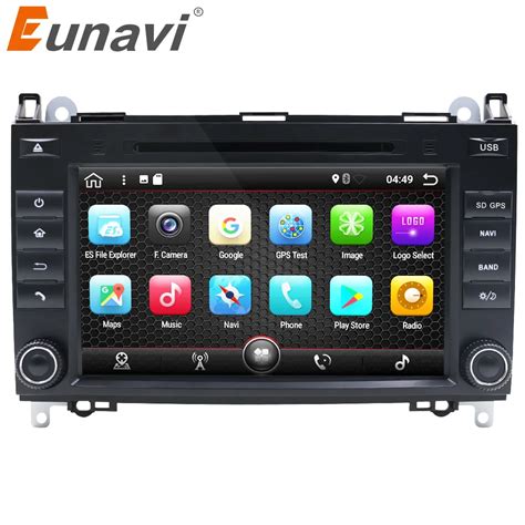 Eunavi Din Quad Core Android Coche Dvd Gps Radio Para