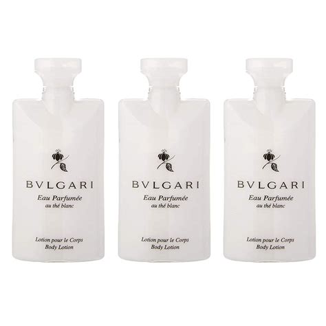 Bvlgari Au The Blanc White Tea Body Lotion Set Of 3 2