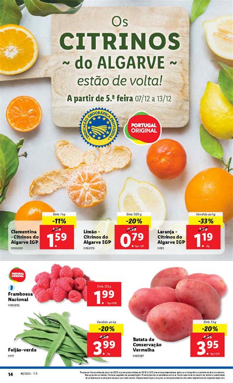 Folheto LIDL FRESCOS Antevisão Promoções 7 dezembro a 13 dezembro O