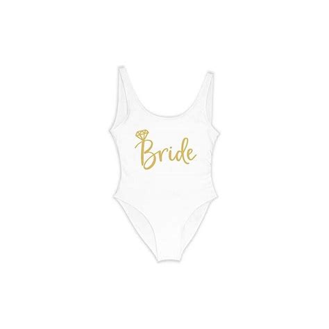 Gyios Bikini Triangolo Donna Lettere In Oro Luminoso Bride Bridesmaid Stampa Da Bagno Con