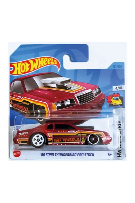 Hot Wheels L Ek Tekli Regular Arabalar Hkk Hw Drag Strip Ford Thunderbird Pro