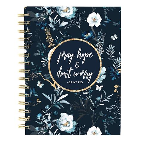 Notebook Pray Hope And Dont Worry The Christian Shop