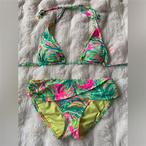 Lilly Pulitzer Swim Lilly Pulitzer Guava Lagoon Bikini Poshmark