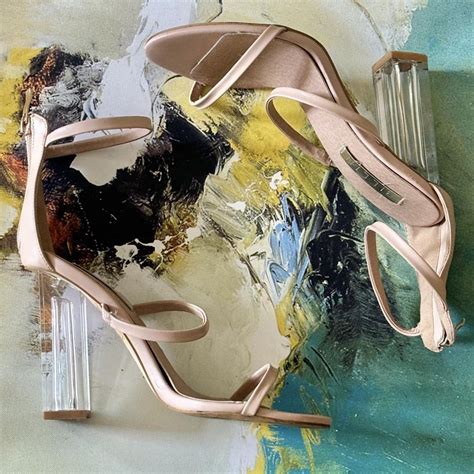 Isla Heels In Nude Size Depop