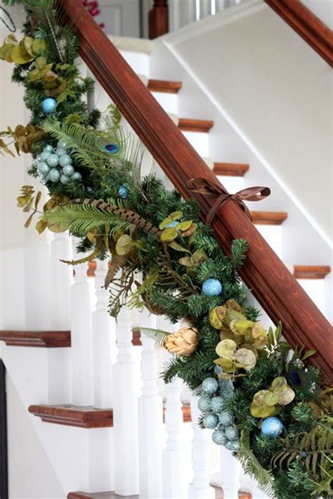 How To Decorate Garland For Stairs At Kim Jean Blog