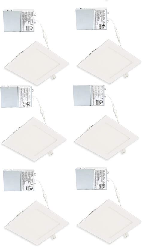 Led Fantasy 6 Inch 15w 120v Recessed Ultra Thin Ceiling Led Light