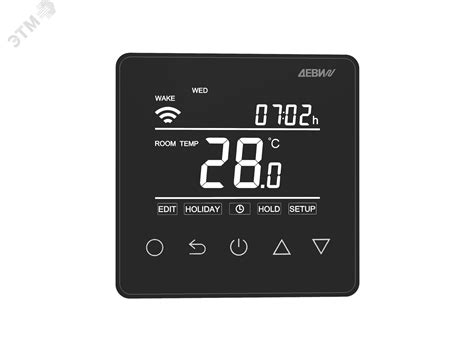 Терморегулятор для теплого пола ДЕВИ Prime программируемый, c Wi-Fi, с ...