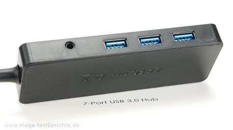 ICZI 7 Port USB 3.0 Hub (IZEC-A78) und USB-C Adapter | MEGA-Testberichte