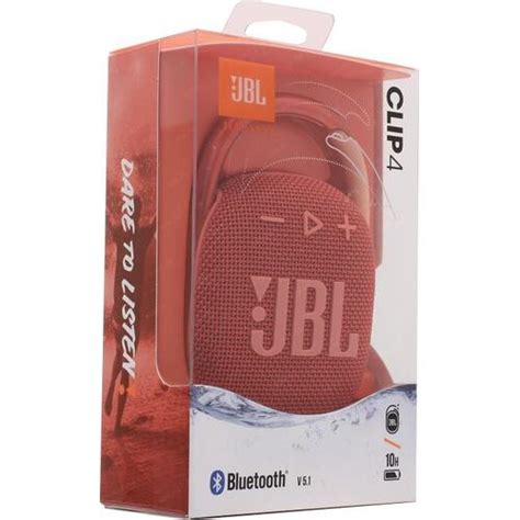 Компьютерные колонки JBL CLIP 4 RED Портативная колонка (JBLCLIP4RED ...