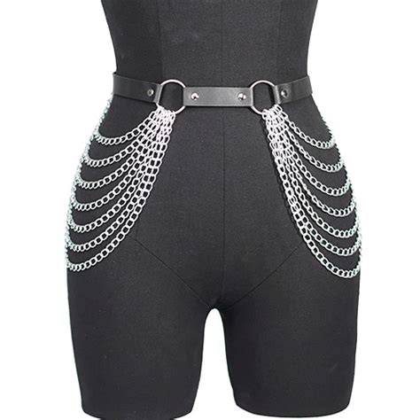 Arnés con cadenas Black Box Sex