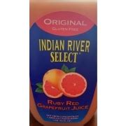 indian river select ruby red grapefruit juice original calories