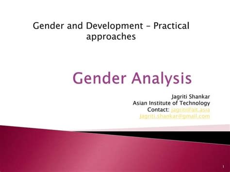 Gender And Power Analysis