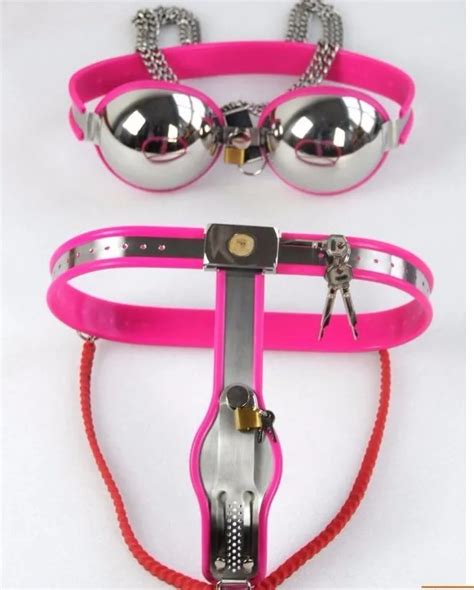 Sex Tools For Sale Hot Sex Toys Of 2 Pcs Set Female Chastity Belt Device Bdsm