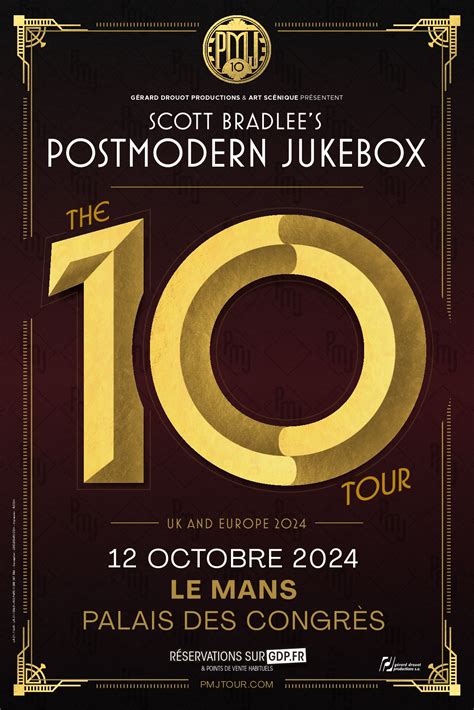 SCOTT BRADLEES POSTMODERN JUKEBOX The 10 Tour Palais des Congrès