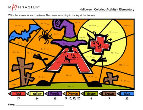 Halloween 2025: Mystery Coloring and Graphing Activities!