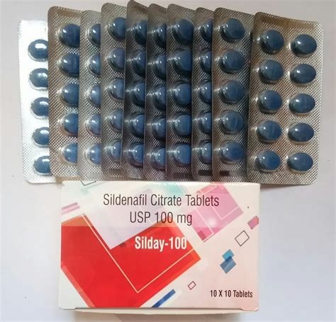 Sildenafil Citrate Tablets 100 Mg Packaging Type Strip Packaging Size 1x10 At ₹ 270stripe