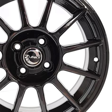 Jogo De Rodas Esportivas VW Aro 15x6 0 4x100 ZK1012 Black STO Loja De