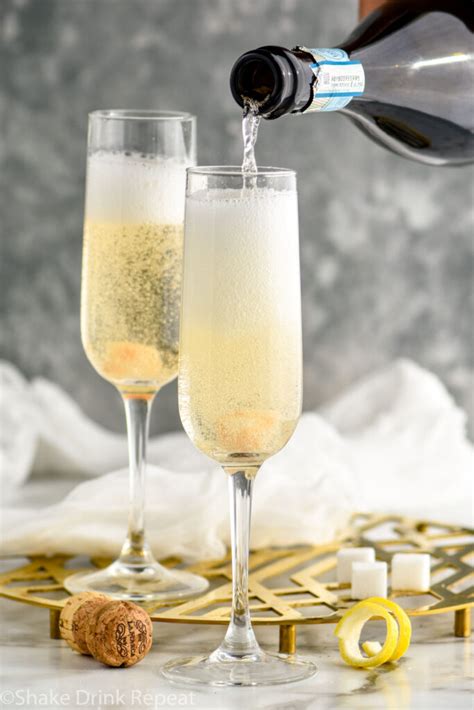 Vodka Champagne Cocktail Recipe Shake Drink Repeat