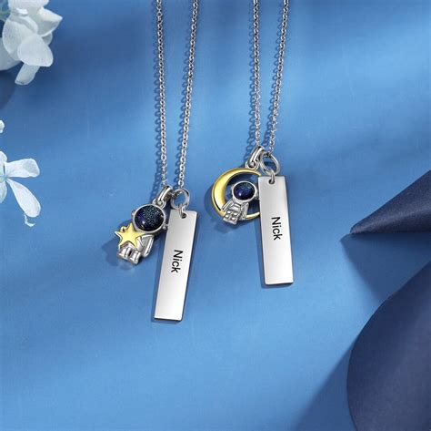 Personalized Partner Necklaces Friendship Necklace Jewelry Etsy