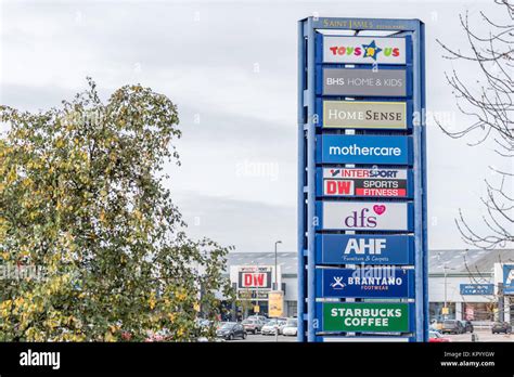 Northampton Uk Oct 26 2017 View Of Stand With Shop Logo In Nene