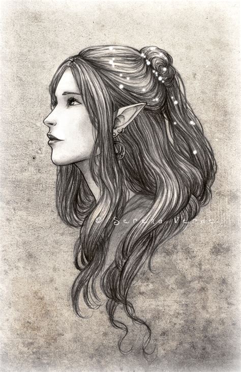 Girl Elf Drawing At Getdrawings Free Download