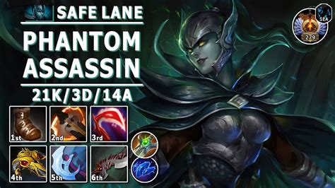 Phantom Assassin Safe Lane Carry 7 32c Pos 1 PA Play Dota 2