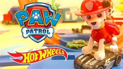 PAW Patrol Toys Rescue Hot Wheels Cars Racing YouTube