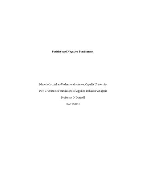 What Is Positive Punishment 7