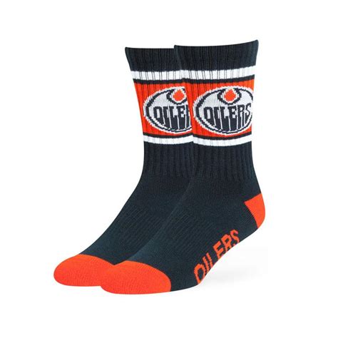 Mens Edmonton Oilers Nhl Hockey Duster 47 Brand Sport Pair Of Socks