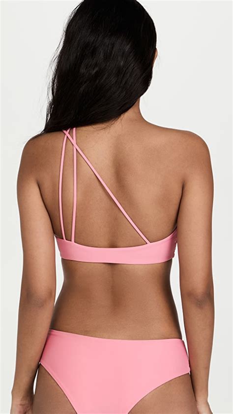 MIKOH Queensland One Shoulder Strappy Detail Top SHOPBOP