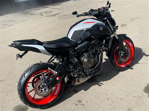 Купить б у Yamaha MT 07 FZ 07 инжектор 6 передач в Москве серый naked bike 2020 года по цене