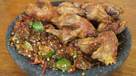 Resep Sambel Terasi Enakversi Kepala Ayam Goreng Bikin Ketagihan