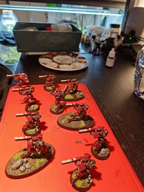 Completed Breacher team : r/Tau40K