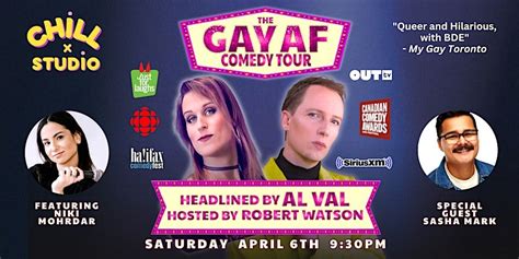The Gay AF Comedy Tour What S On Queer BC Magazine