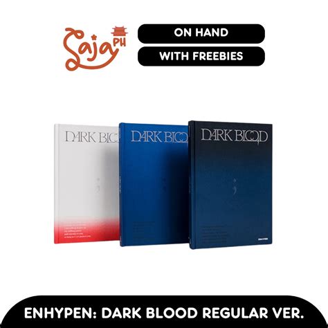 Official Sealed Enhypen Dark Blood Regular Version Album Shopee
