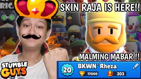 AKHIRNYA MENGGUNAKAN SKIN RAJA KESUKAANKU Live Stumble Guys Indonesia