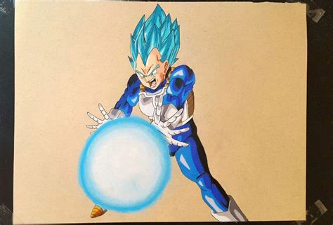 Dibujo De Vegeta Ssj Dios Azul Arte Amino Amino