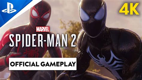 Marvel's SPIDER-MAN 2 : le GAMEPLAY 4K dévoilé 🔥 Official PS5 Trailer ...