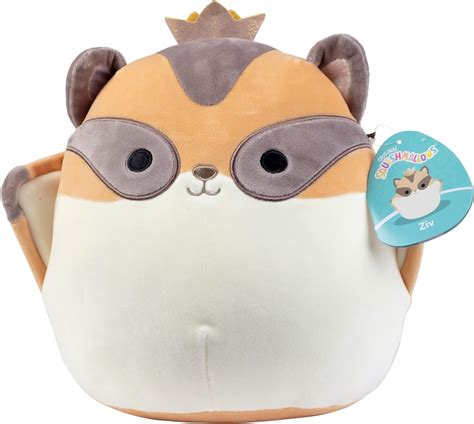 Squishmallow 10" Ziv The Sugar Glider - Official Kellytoy Plush - Soft