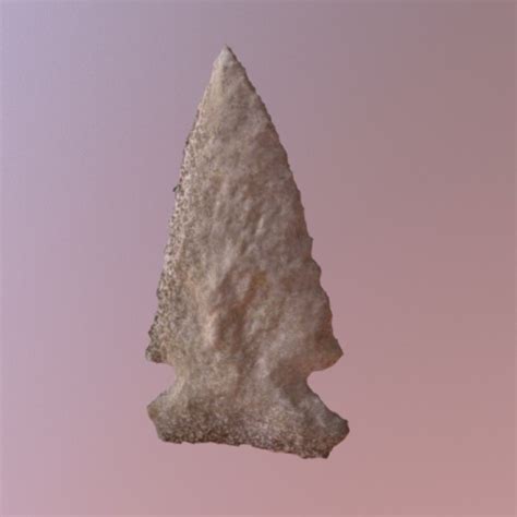 3d Printable Kirk Corner Notched Point By Virtual Curation Lab