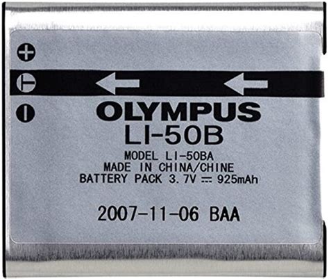 Amazon.com : OM SYSTEM OLYMPUS LI-50B Rechargeable Li-Ion Battery for ...