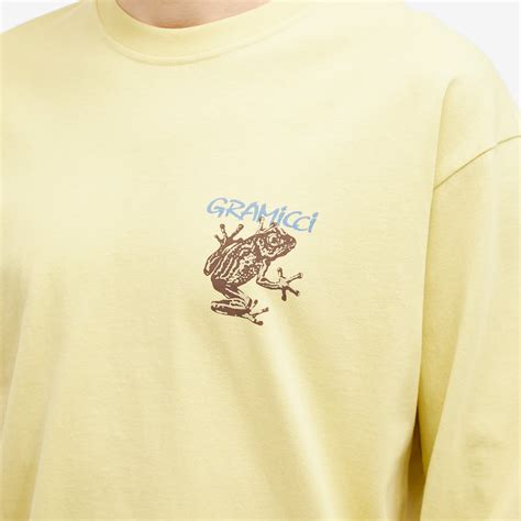 Gramicci Sticky Frog Long Sleeve T Shirt Foggy Lemon End Gb