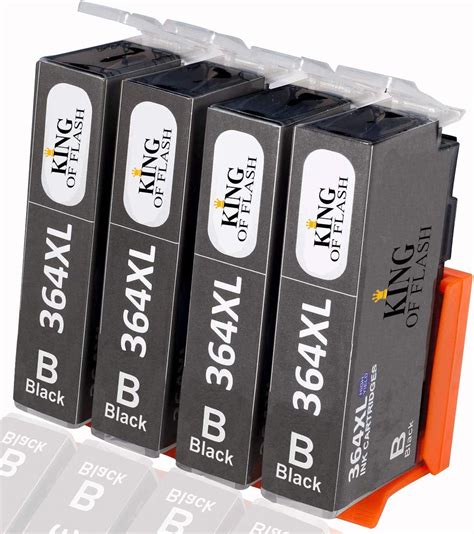 Double D 364xl Black Ink Cartridges Replacement For Hp 364 Ink Work For Hp Photosmart 5510 5520